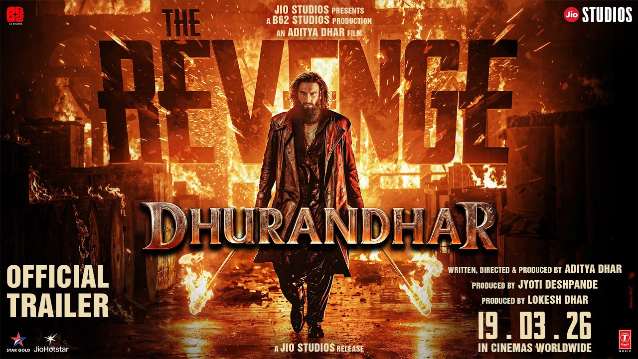 Dhurandhar The Revenge Official Hindi Trailer | Ranveer S | Aditya D | In Cinemas 19 March 2026