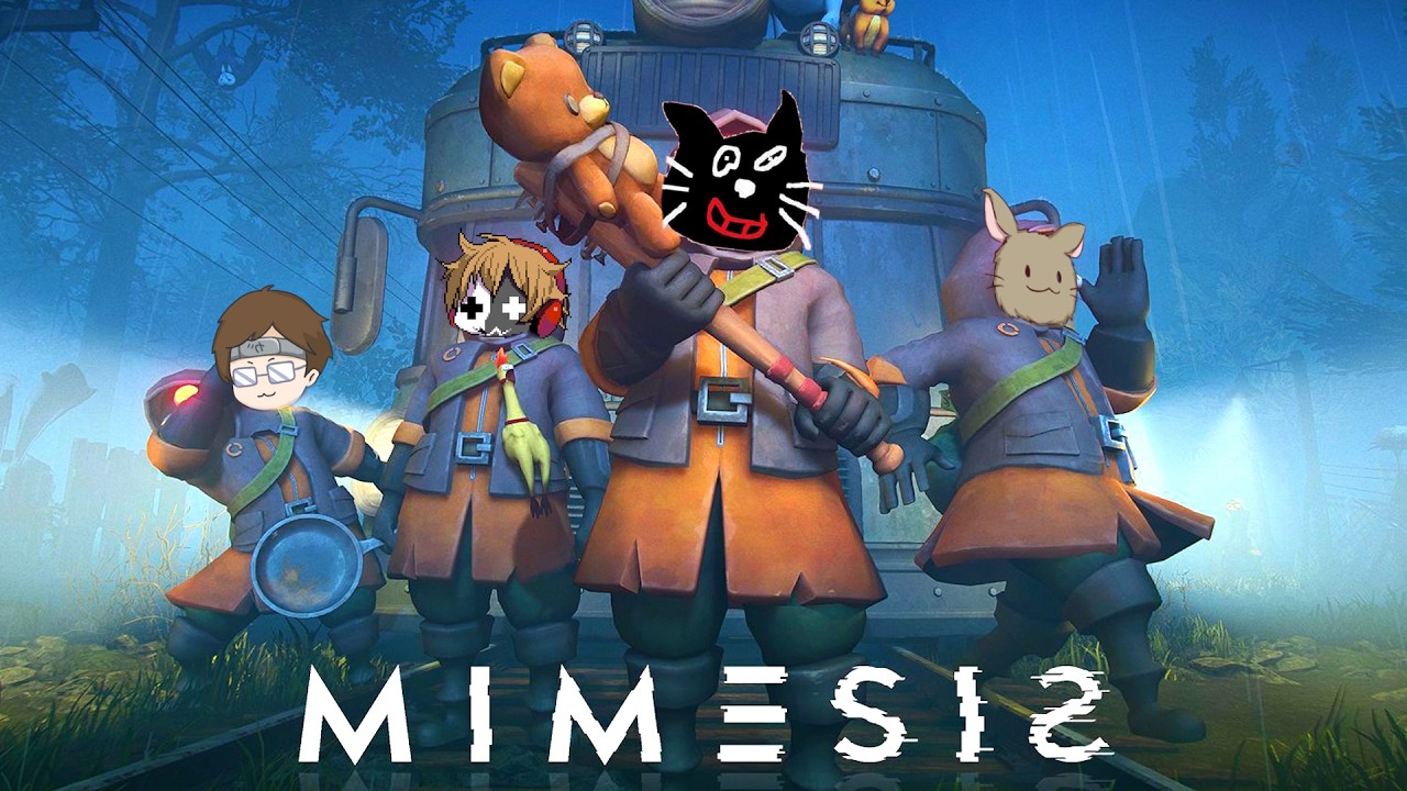 【4人実況】自分たちの「声と行動を真似する敵」から逃げるおもしろホラーゲーム『ミメシス 』