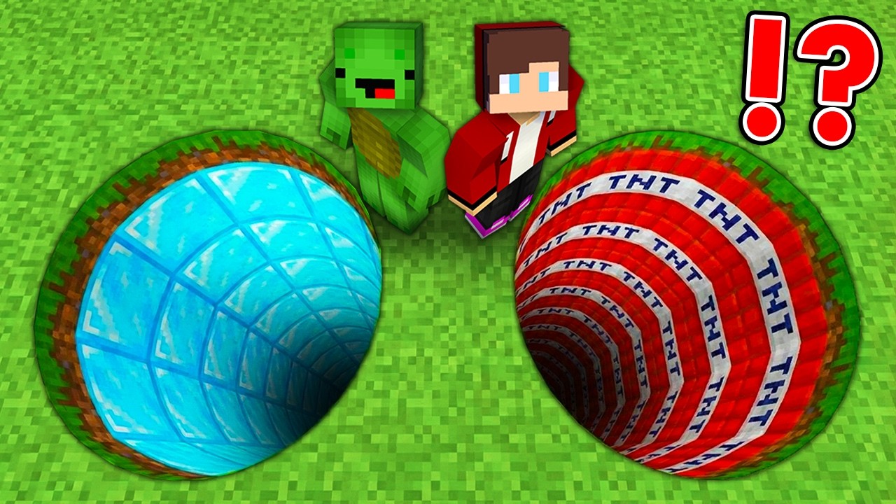 ハズレの穴を選んだ結果！？【まいくら・マインクラフト】