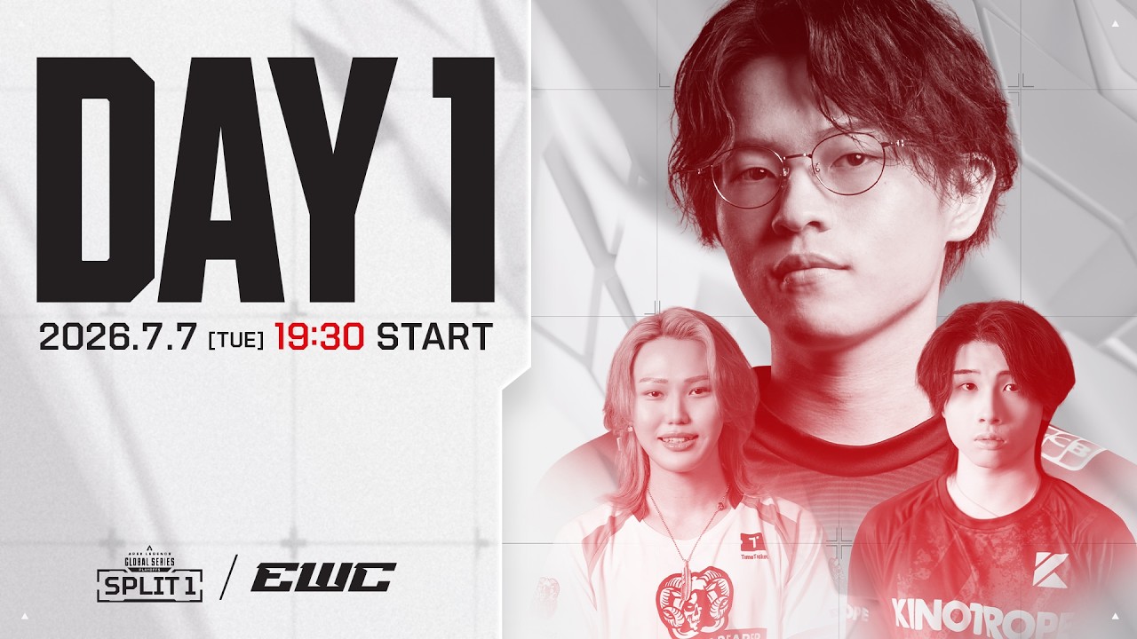 【JP】ALGS Year 6 Split 1 Playoffs at EWC | Group Stage - Day 1 | Apex Legends
